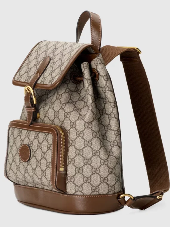 Backpack with Interlocking G