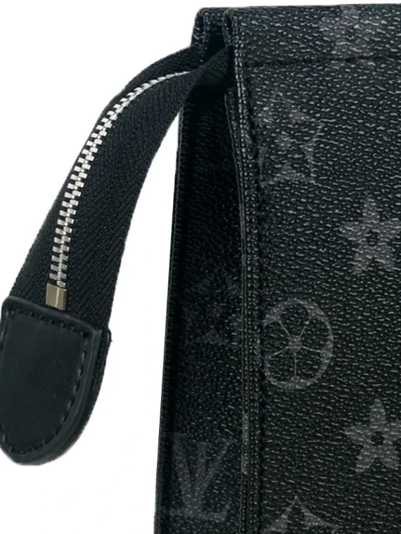 Louis Vuitton Monogram Clutches Black