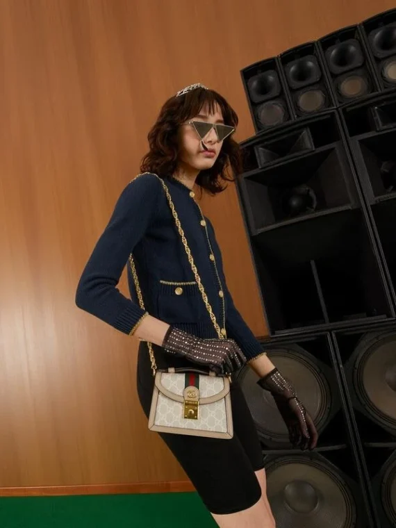 Ophidia Collection GG Mini Shoulder Bag No. 696180 UULAG 9682