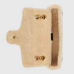 GG Marmont small shoulder bag with wool trim