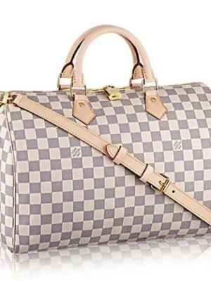 Louis Vuitton Damier Azur Canvas Speedy Bandouliere 35 N41372