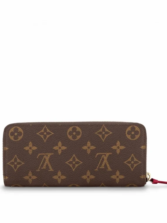 Louis Vuitton Monogram Canvas Clemence Wallet M60742 Fuchsia
