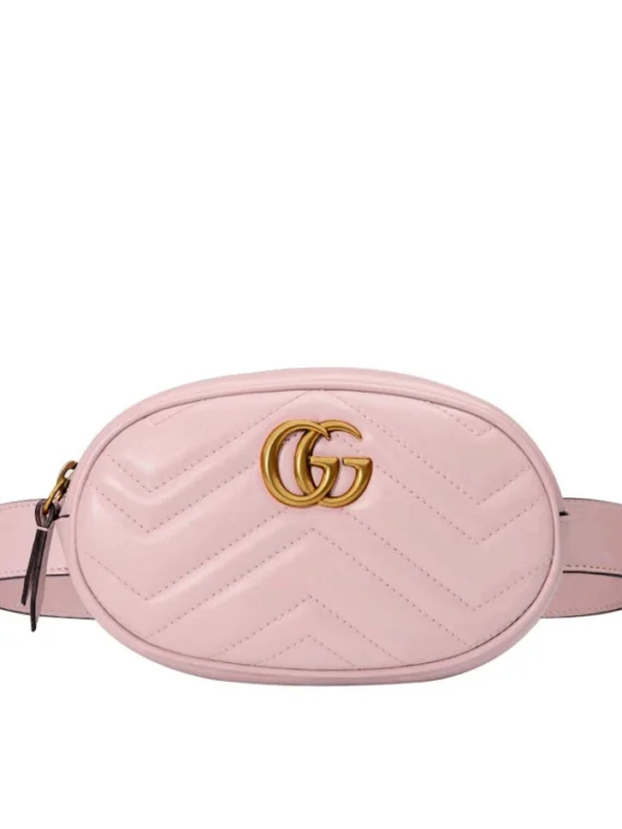 Gucci GG Marmont Matelasse Leather Belt Bag 476434