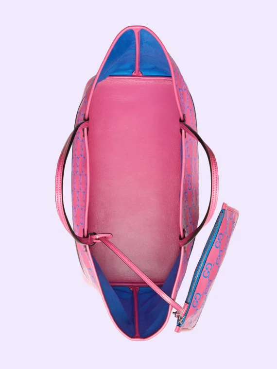 GG large embossed tote bag