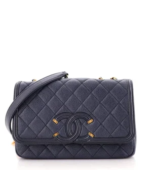 Chanel CC Pearl Crush Mini Square Flap Bag Black Lambskin Antique Gold Hardware