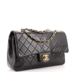 Chanel Classic Double Flap Bag Quilted Caviar Medium