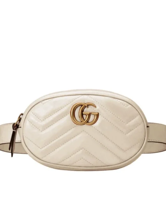 Gucci GG Marmont Matelasse Leather Belt Bag 476434