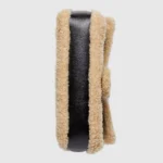 GG Marmont small shoulder bag with wool trim