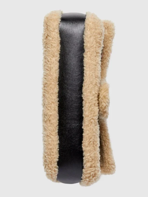 GG Marmont small shoulder bag with wool trim