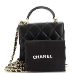 Chanel Blue Quilted Denim Rectangular Mini Flap Bag Gold Hardware