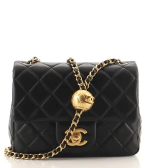 Chanel Deauville Tote Striped Raffia Small