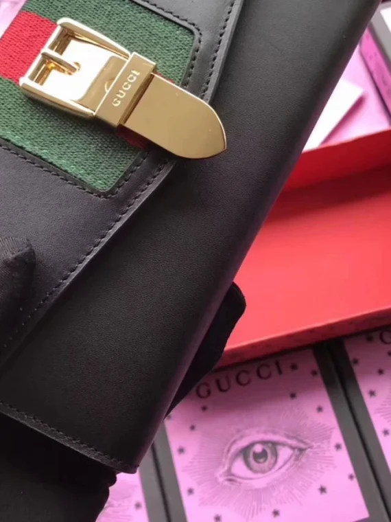 Gucci Sylvie leather continental wallet 476084