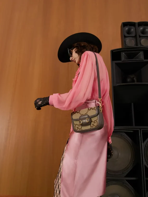 Gucci Horsebit 1955 jumbo GG mini bag