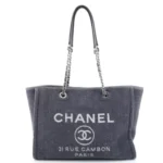 Chanel Square Classic Flap Top Handle Clutch with Chain Quilted Lambskin