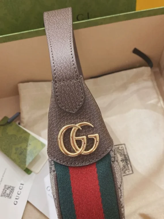 Gucci Ophidia GG Mini Bag 658551 Dark Coffee