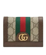 Gucci Ophidia GG card case 523155 Dark Coffee