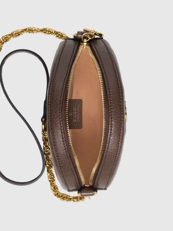 Ophidia GG mini round shoulder bag