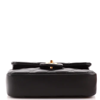 Chanel Covered CC Shopping Tote Stitched Calfskin Medium