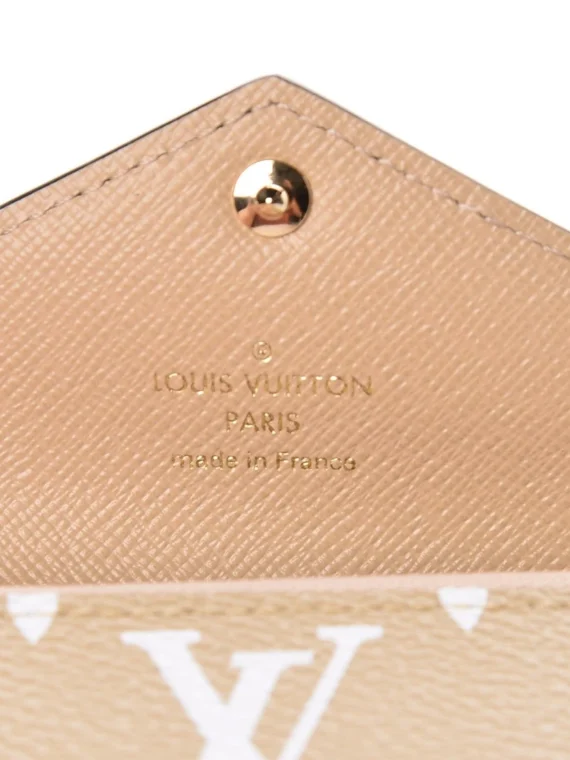 Louis Vuitton Monogram Giant Zoe Wallet Khaki