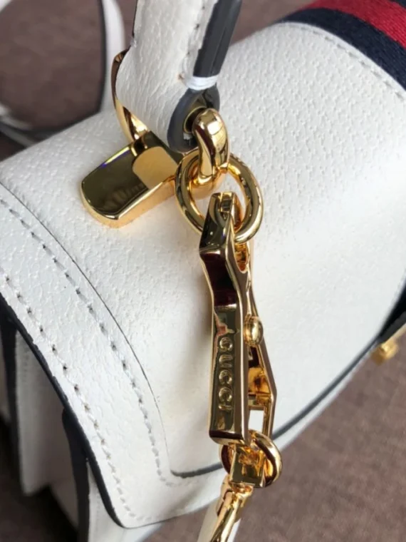 Gucci Ophidia Small Top Handle Bag With Web 652683