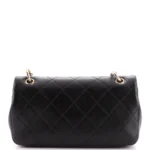 Chanel Small Classic Double Flap Red Caviar Light Gold Hardware