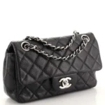 Chanel In The City Top Handle Flap Bag Mixed Quilt Calfskin Medium