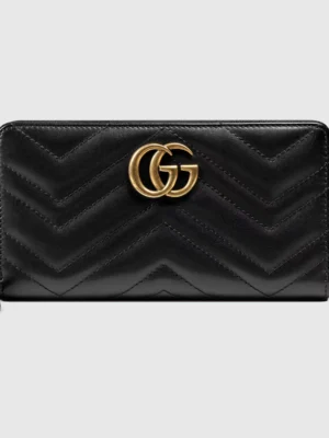 GG Marmont zip around wallet