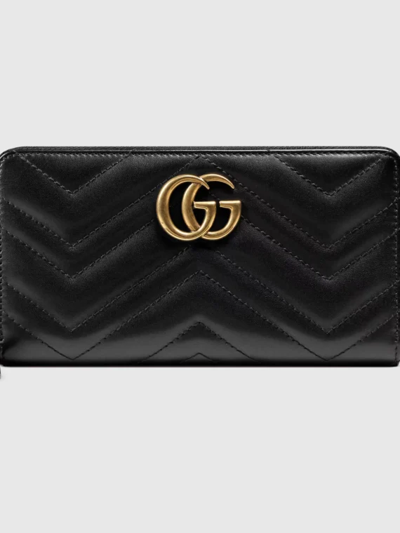 GG Marmont zip around wallet