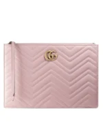 Gucci GG Marmont matelasse leather pouch 476440