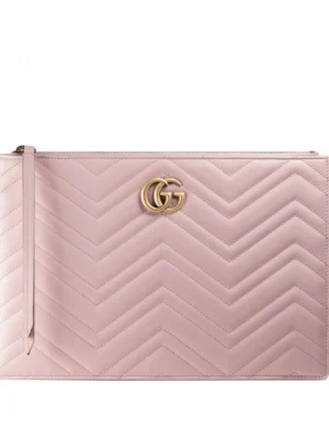 Gucci GG Marmont matelasse leather pouch 476440