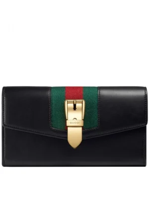 Gucci Sylvie leather continental wallet 476084