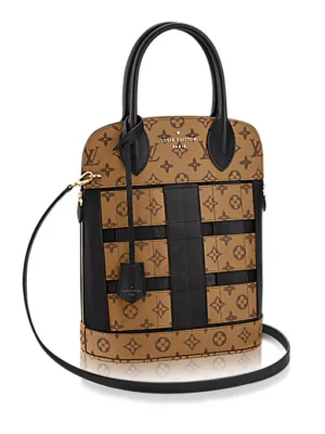Louis Vuitton Monogram REVERSE CANVAS TRESSAGE TOTE