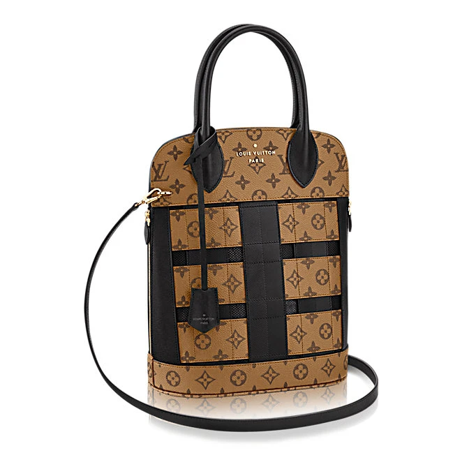 Louis Vuitton Monogram REVERSE CANVAS TRESSAGE TOTE