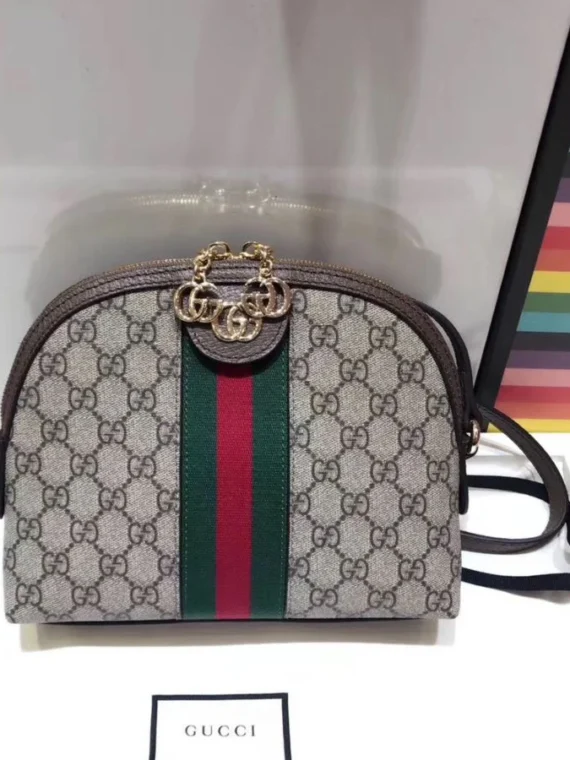 Gucci Ophidia GG small shoulder bag 499621 Dark Coffee