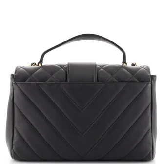 Chanel CC Open Shopping Tote Stitched Leather Large