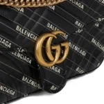 Gucci x Balenciaga The Hacker Project Small GG Marmont Bag – Black