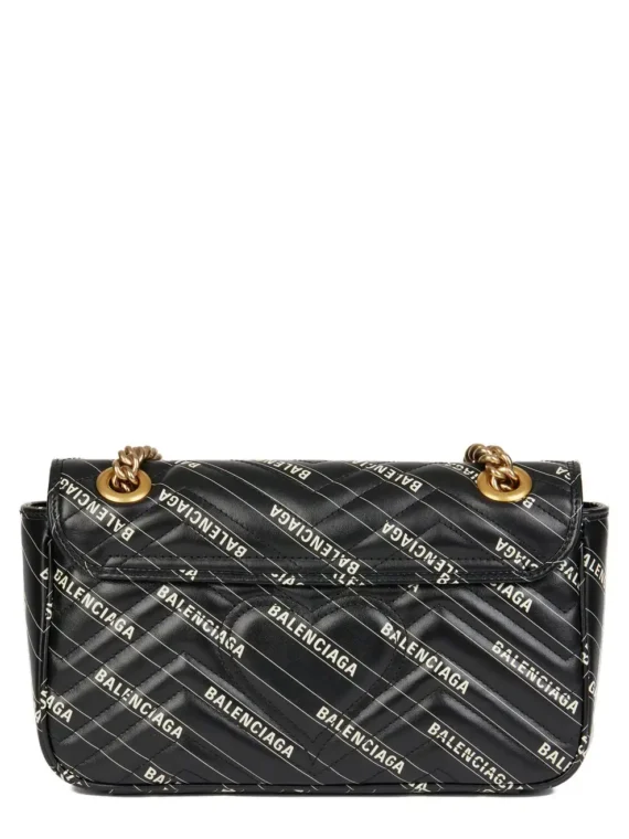 Gucci x Balenciaga The Hacker Project Small GG Marmont Bag – Black