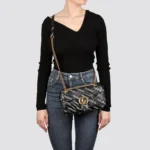 Gucci x Balenciaga The Hacker Project Small GG Marmont Bag – Black