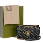 Gucci x Balenciaga The Hacker Project Small GG Marmont Bag – Black