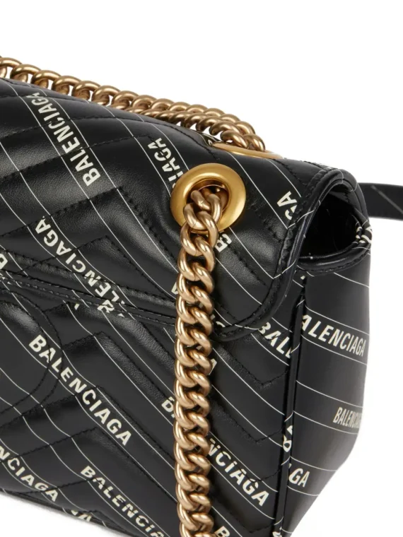 Gucci x Balenciaga The Hacker Project Small GG Marmont Bag – Black
