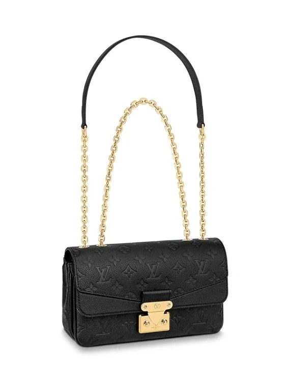 Louis Vuitton Marceau Chain Bag Black M46200