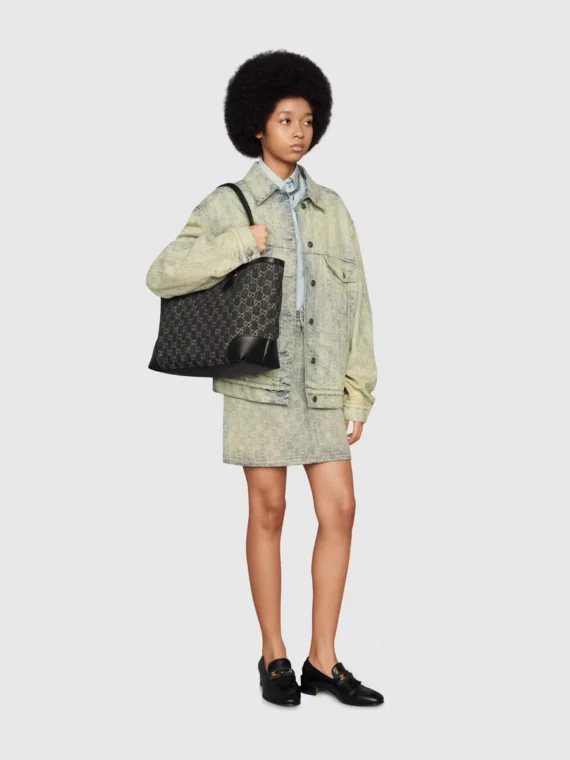 Gucci medium tote with Web