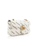 Gucci x Balenciaga The Hacker Project Small GG Marmont Bag – white
