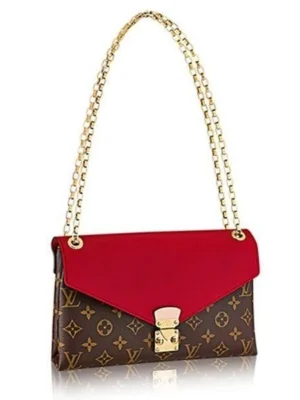 Louis Vuitton Monogram Canvas Pallas Chain M41201 Cerise