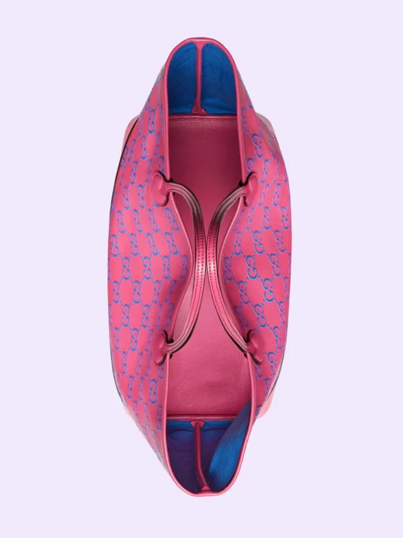 GG large embossed tote bag