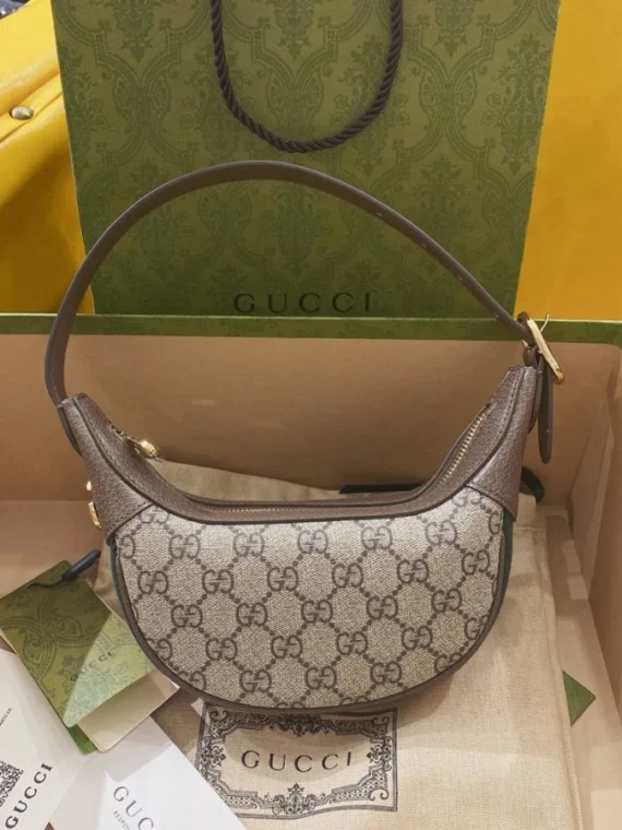 Gucci Ophidia GG Mini Bag 658551 Dark Coffee