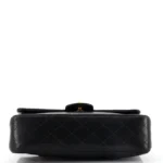 Chanel Vintage Classic Double Flap Bag Quilted Lambskin Medium