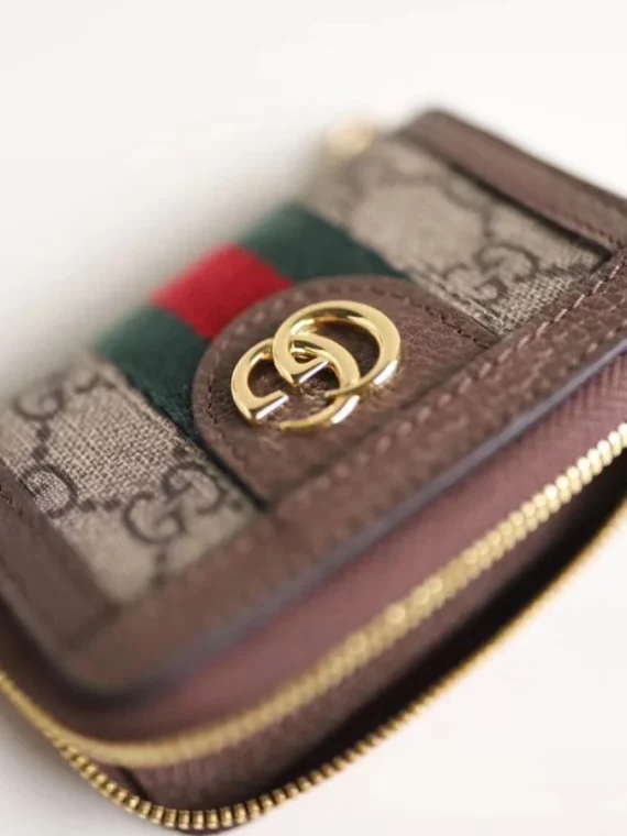 Gucci Ophidia GG key case 523157 Dark Coffee