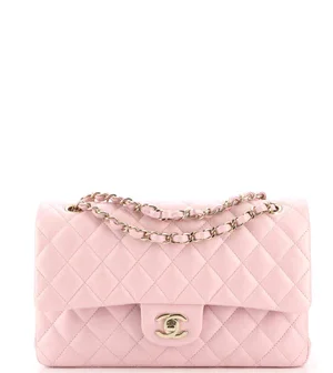 Chanel Classic Double Flap Bag Quilted Iridescent Calfskin Medium