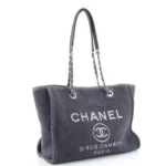 Chanel Square Classic Flap Top Handle Clutch with Chain Quilted Lambskin
